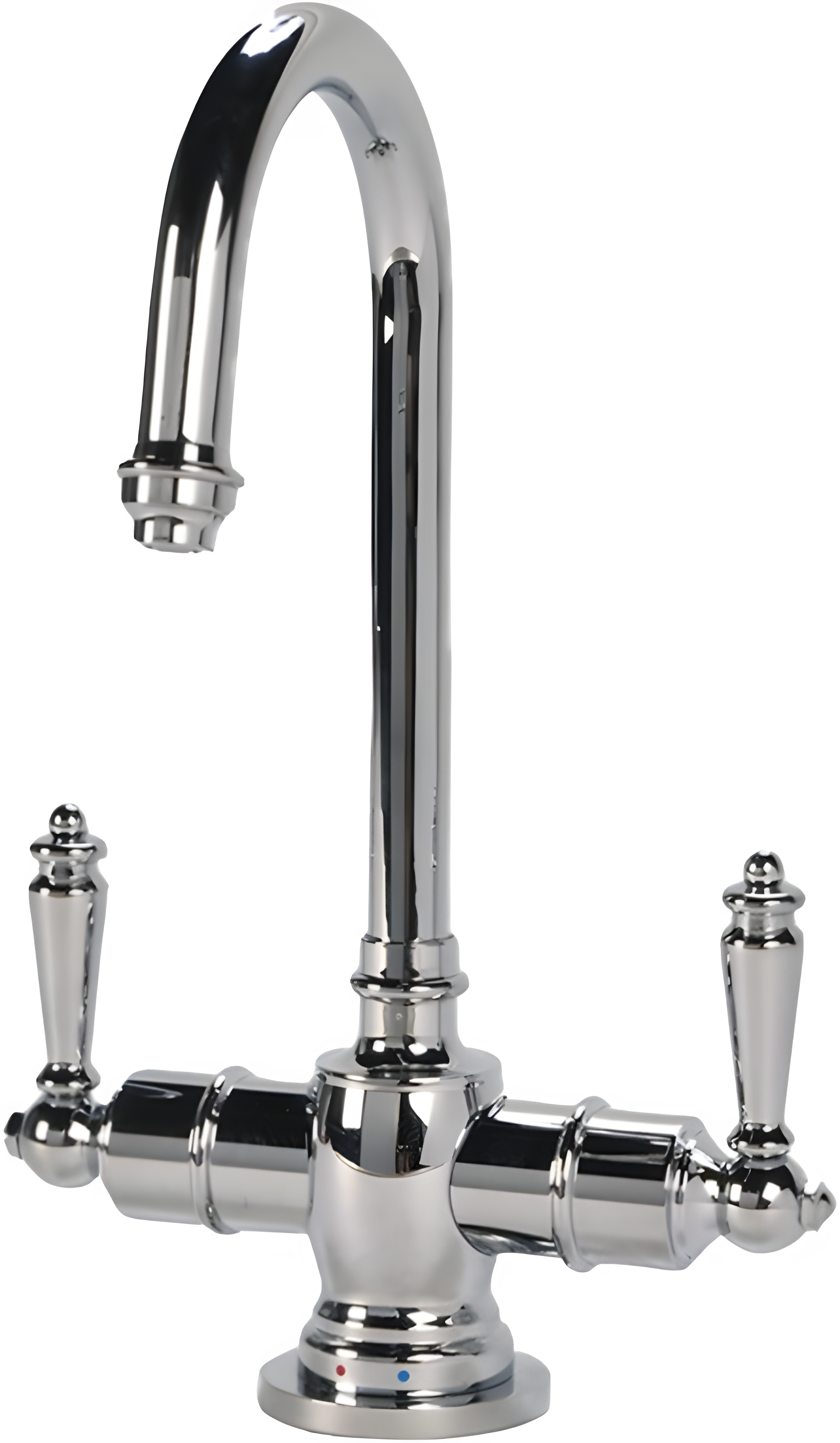 AquaNuTech Traditional C-Spout Hot & Cold Water Filtration Faucet New - HC2200-CH