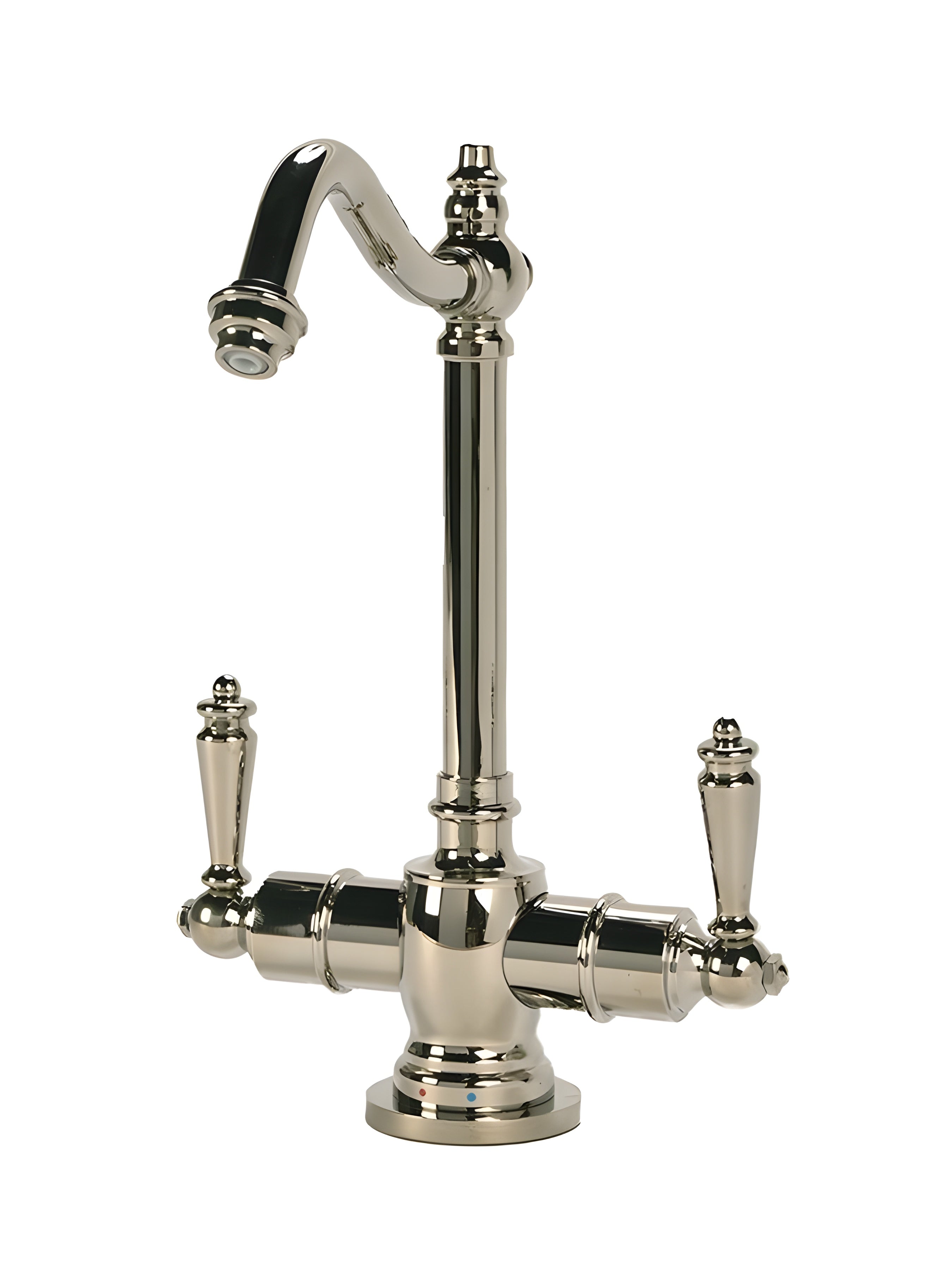 AquaNuTech Traditional Hook Spout Hot & Cold Water Filtration Faucet New - HC2100-CH