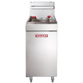 Vulcan LG500-2 65-70 lb. Liquid Propane  Floor Fryer - 150 000 BTU