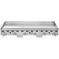 Vulcan MSA-72-101 72" Countertop Natural Gas Griddle with Snap-Action Thermostatic Controls - 162,000 BTU - MSA72-101