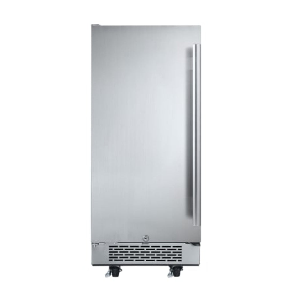 Avallon 15 Inch Wide 3.3 Cu.Ft. Energy Efficient Outdoor Approved Beverage Center with LED Lighting - AFR151SSODLH