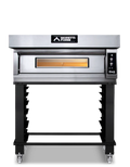 AMPTO iDeck electronic Control Electric Pizza Oven 41"W x 41"D chamber. 1 Deck - ID-M 105.105