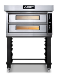 AMPTO iDeck electronic Control Electric Pizza Oven 41"W x 41"D chamber. 2 Deck - ID-D 105.105