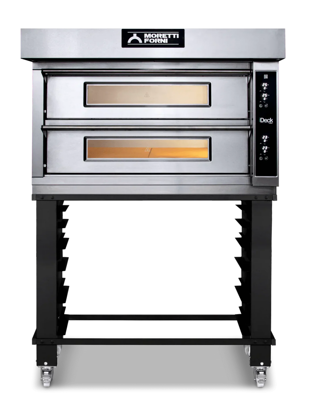 AMPTO iDeck electronic Control Electric Pizza Oven 105 x 65 cm chamber. 2 Deck - ID-D 105.65