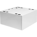 Asko White Pedestal Drawer with Shelf - HPS5323W