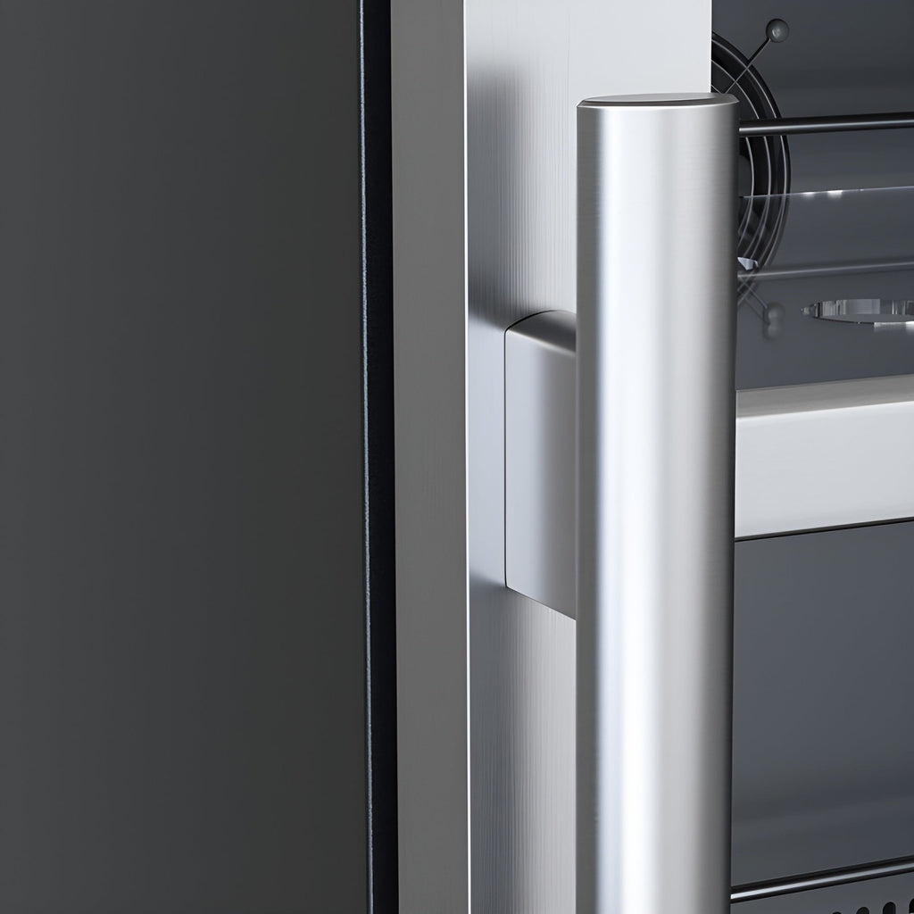 Avallon 24 Inch Wide 140 Can Energy Efficient Beverage Center with LED Lighting, Double Pane Glass, Touch Control Panel and Left Swing Door - ABR242SGLH