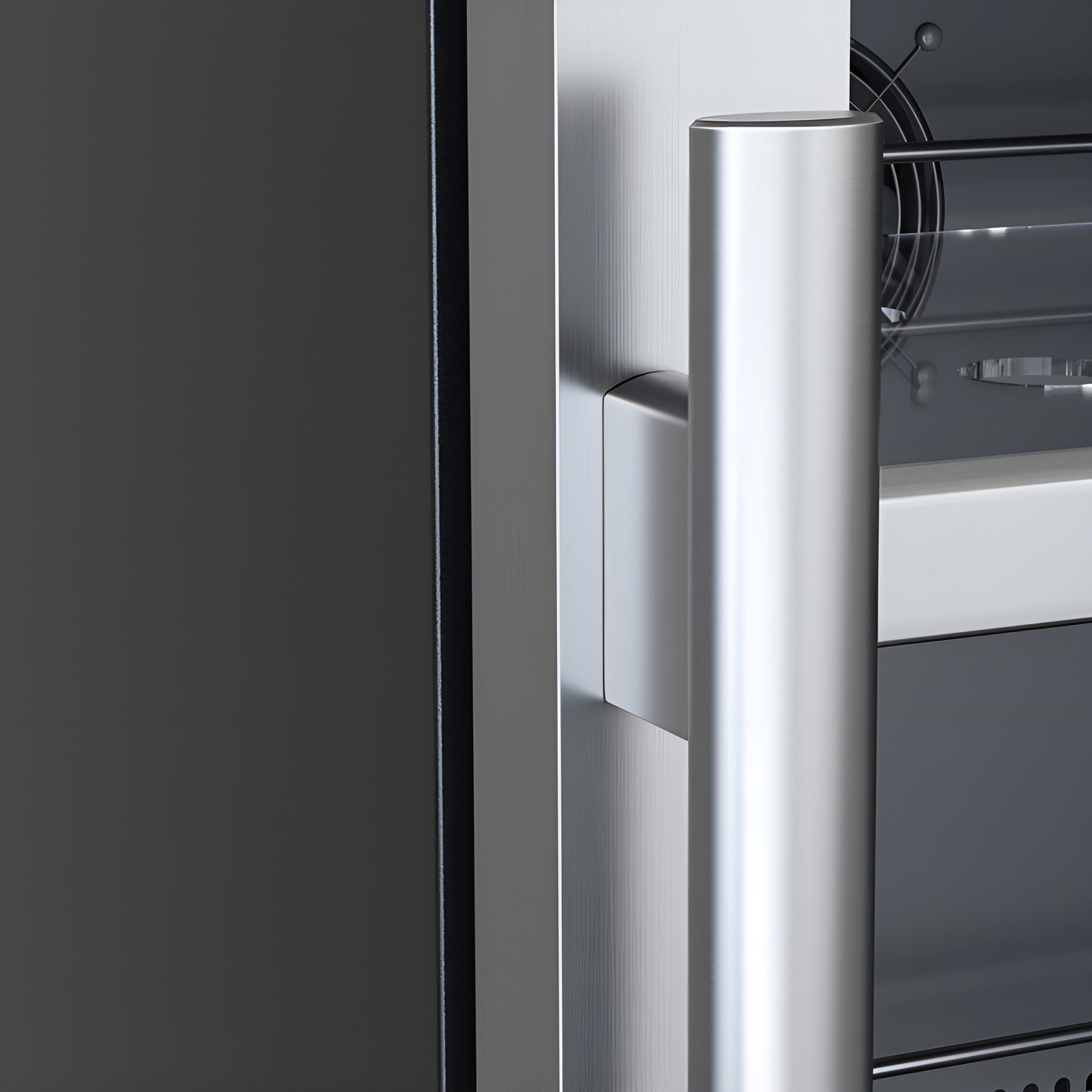 Avallon 24 Inch Wide 140 Can Energy Efficient Beverage Center with LED Lighting, Double Pane Glass, Touch Control Panel and Left Swing Door - ABR242PRGLH