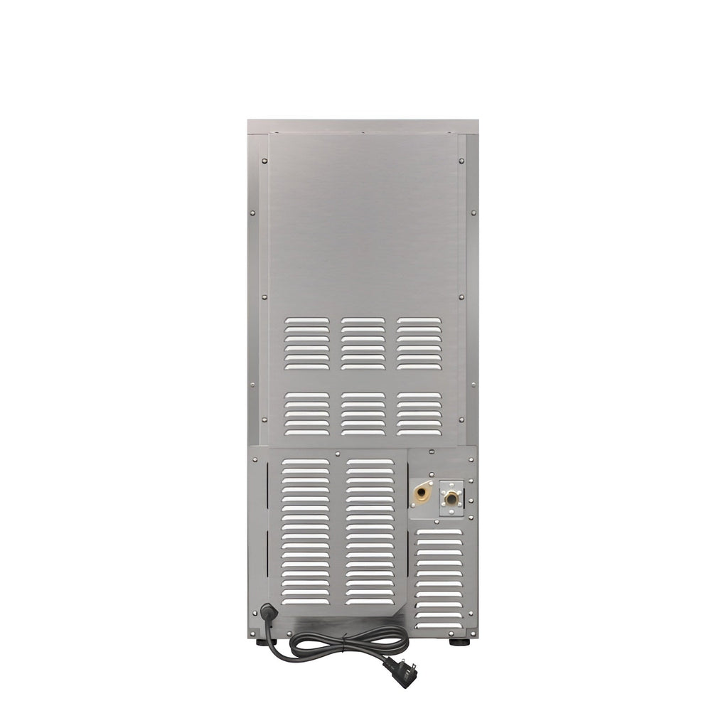 Avallon 15 Inch Wide 26 Lbs. Built-In / Free Standing Outdoor Ice Maker with 56 Lbs. Daily Ice Production and Factory Installed Pump - AIMG151PSSORH