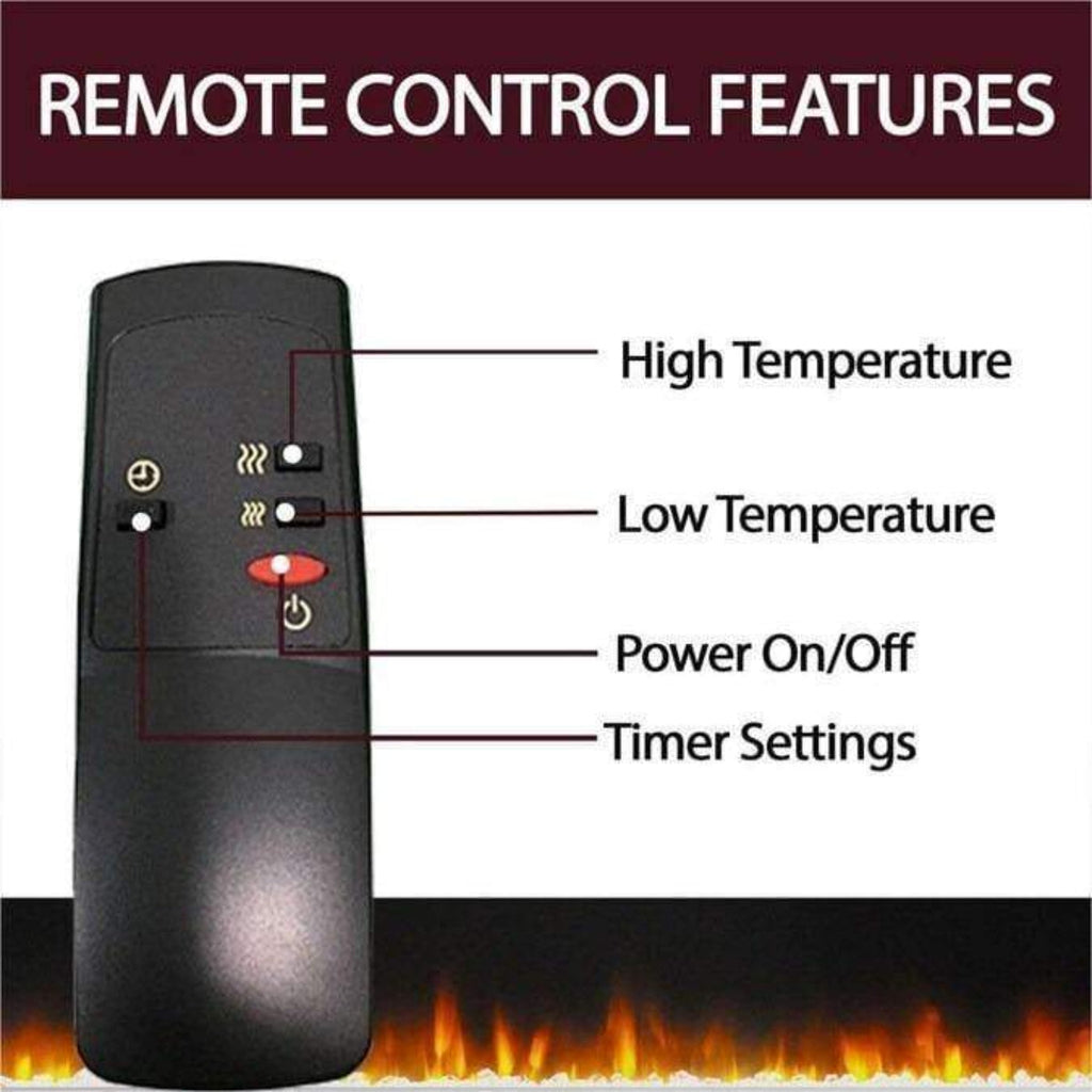 Cambridge Sorrento Electric Fireplace with an Enhanced Log Display and 47 In. Entertainment Stand in Cherry - CAM5021-2CHRLG2