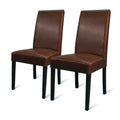 New Pacific Direct Hartford Bicast Leather Dining Chair, (Set of 2)  - 198140-33