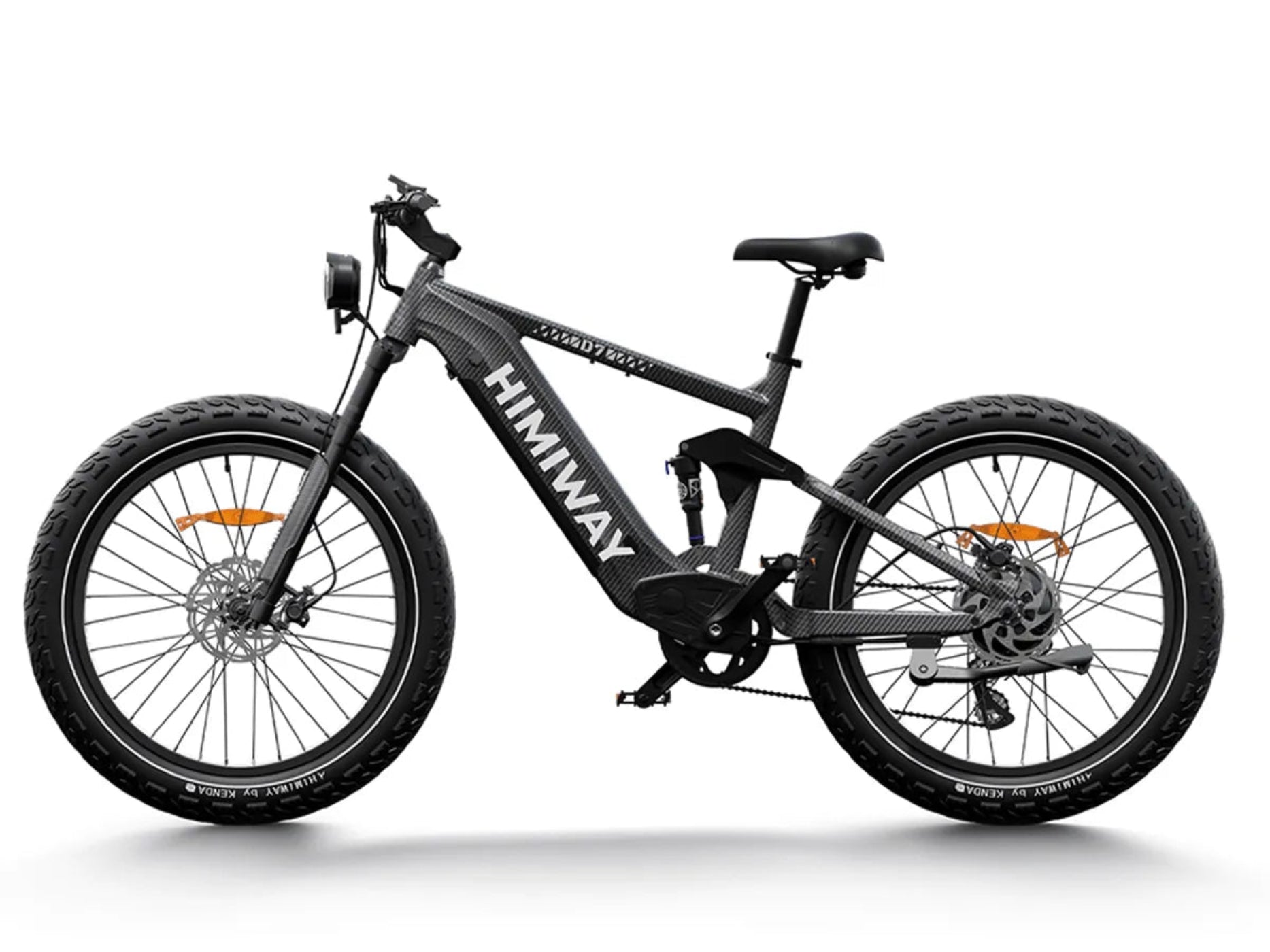 Himiway D7 / Full Suspension Electric Hunting Bike - HMW-D7-BK-US-02