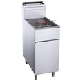 Chef AAA - TCF3-LPG Commercial 40lbs Liquid Propane Gas Fryer with 3 Tube Burners - TCF3-LPG