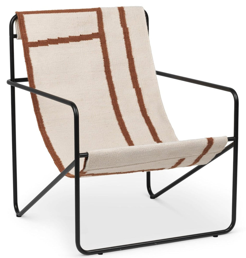 Desert Lounge Chair, Black Frame - Set of 2 - 1103572862 + 1103572862