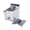 Adcraft  Full Pot Countertop Electric Deep Fryer with Faucet - 25 lbs - DF-12L