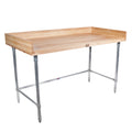 John Boos DNB13 Baker's Top 48" x 36" D Work Table - JBDNB13