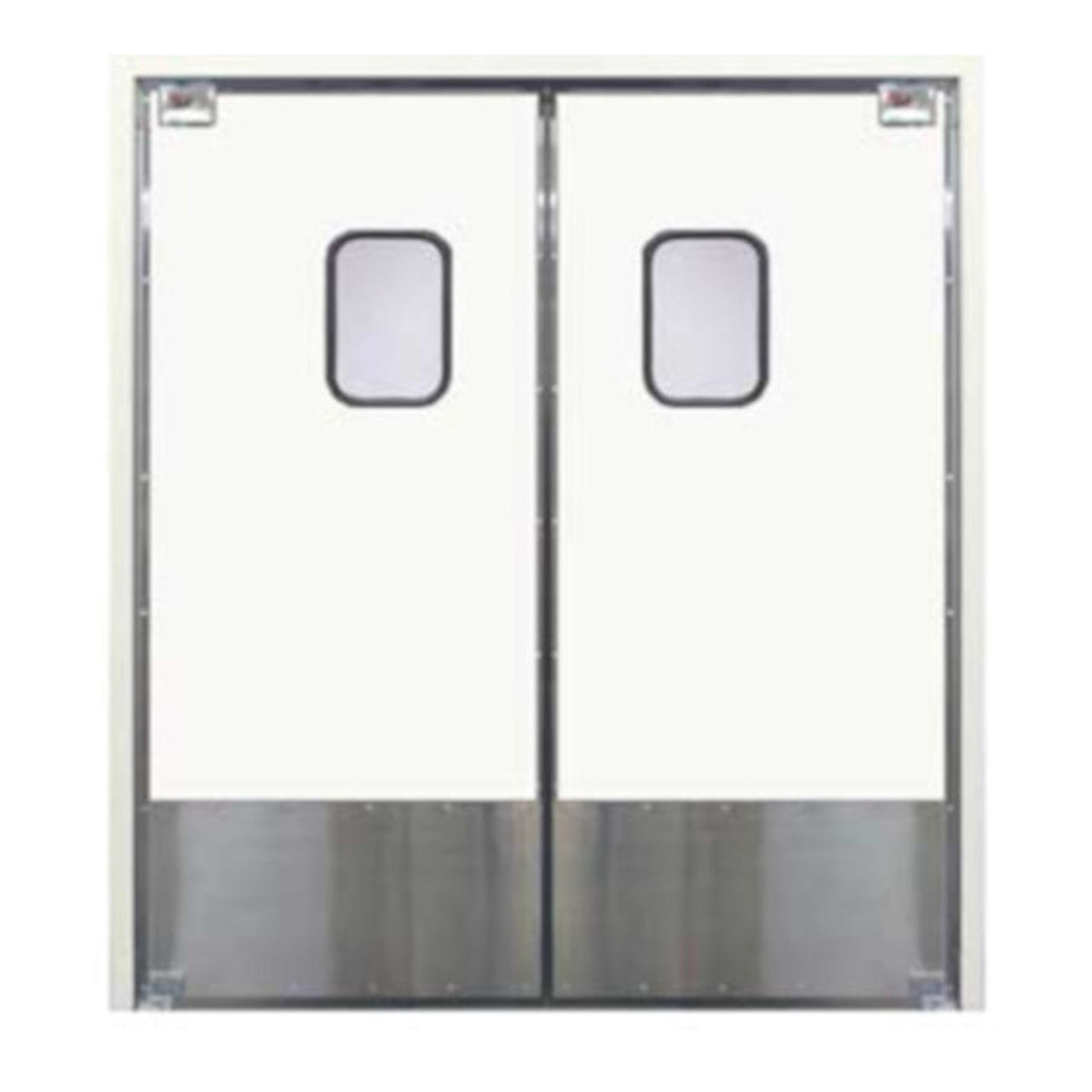 Curtron SPD-30-AL-DBL-8496 84" x 96" Service-Pro Series 30 Double Swing Door  - CUSPD30ALDBL8496