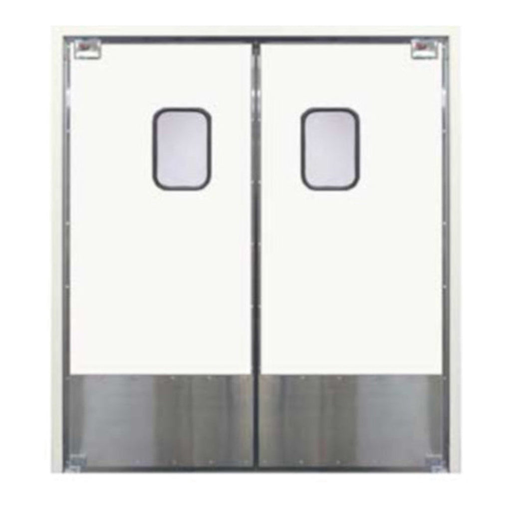 Curtron SPD-30-AL-DBL-8496 84" x 96" Service-Pro Series 30 Double Swing Door  - CUSPD30ALDBL8496