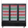 Chef AAA - TSM69R Commercial 78" 3 Glass Door Refrigerator 69.43 cu.ft. - TSM69R
