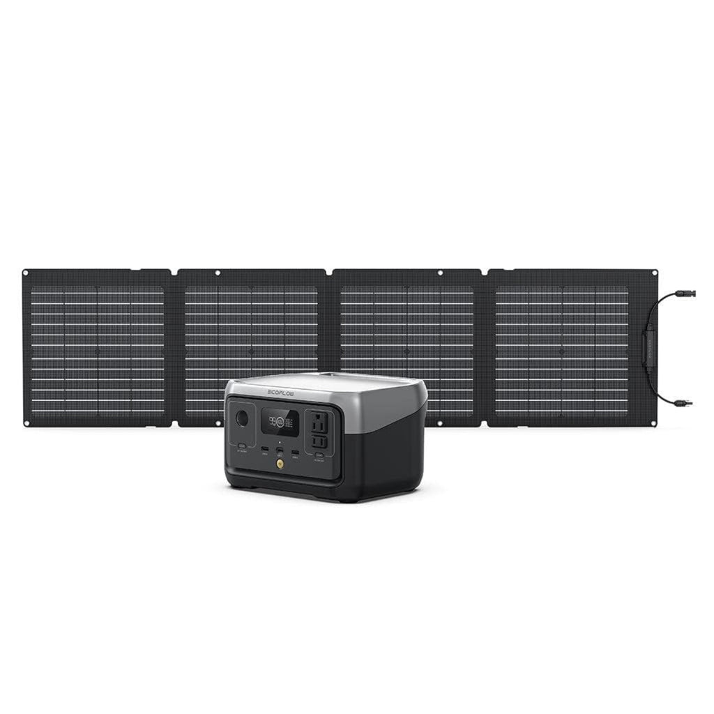 EcoFlow RIVER 2 + 110W Portable Solar Panel - RIVER2-110-1-US