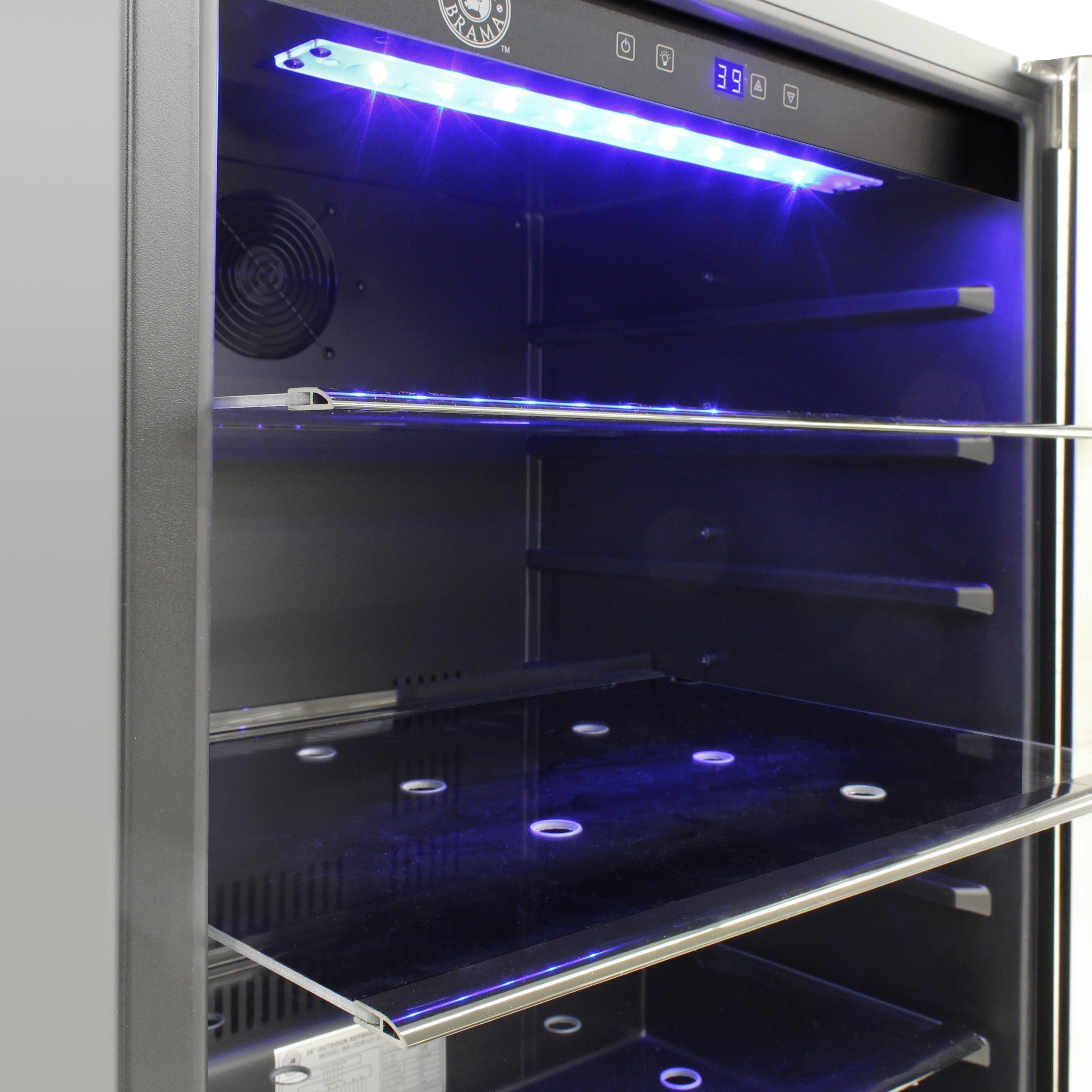 Vinotemp 24" Outdoor Undercounter Refrigerator, in Stainless Steel - BR-ODR101-03