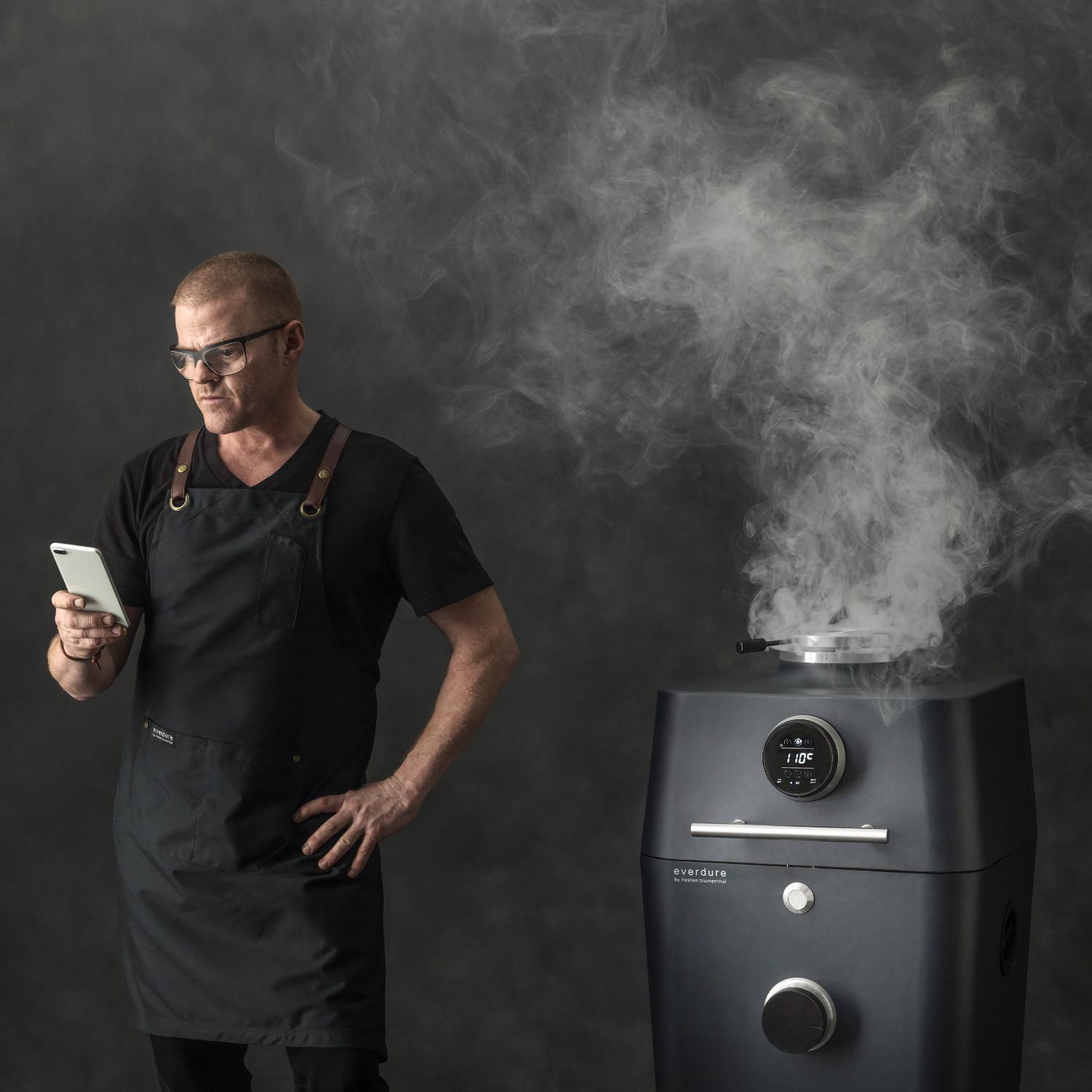Everdure By Heston Blumenthal 4K 21-Inch Charcoal Grill & Smoker  - CE4KMUS