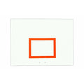 First Team 42" X 60" Rectangular Steel Backboard w/brackets - FT260B