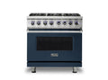 VIKING 36" Dual Fuel Range - VDR7362 Viking 7 Series Blue - VDR73626BSB