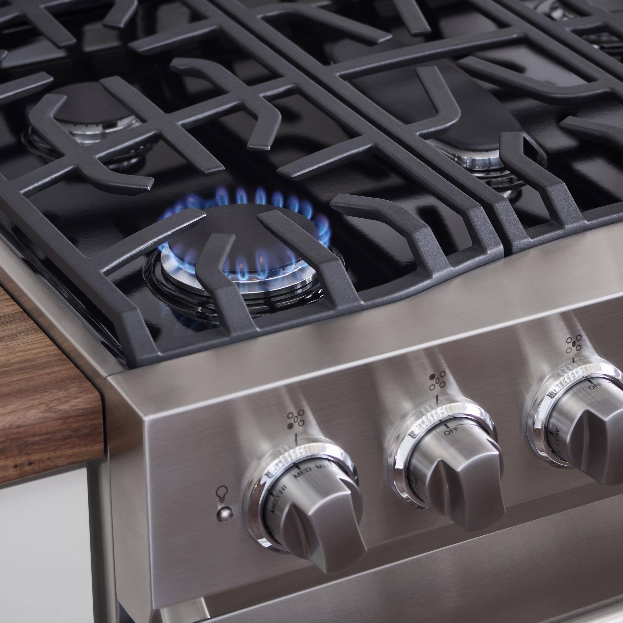 VIKING 30" Self-Cleaning Dual Fuel Range Viking 3 Series Gray - RVDR33025BSQ