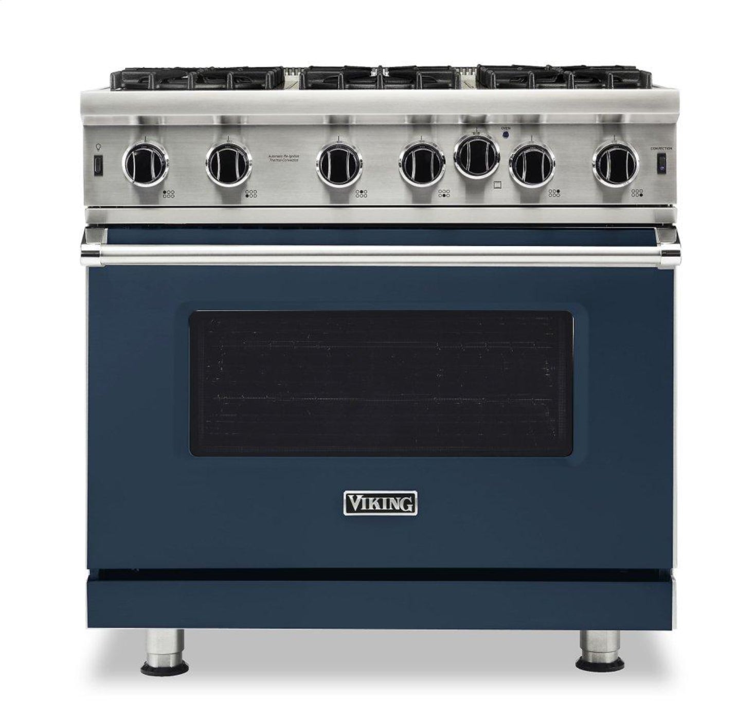 VIKING 36" Open Burner Gas Range Viking 5 Series Blue - VGIC53626BSB