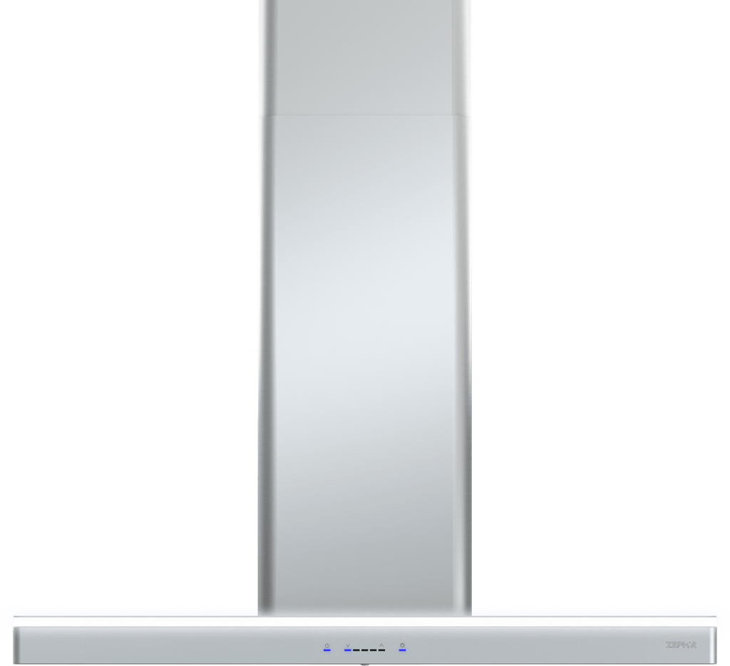 ZEPHYR Luce Wall, 90cm, SS, LED, 600 CFM w/ACT in Stainless Steel - ZLUM90CS