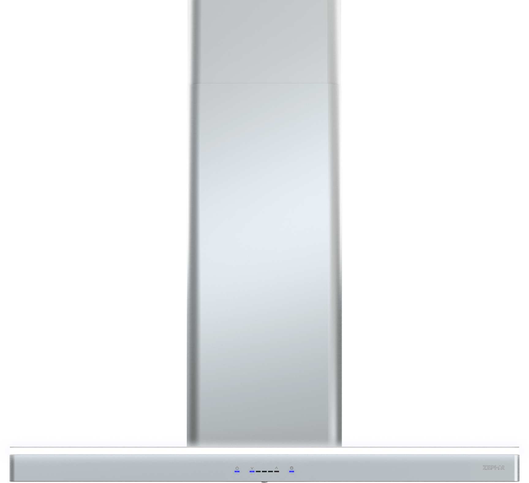 ZEPHYR Luce Wall, 90cm, SS, LED, 600 CFM w/ACT in Stainless Steel - ZLUM90CS