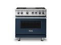 VIKING 36" Dual Fuel Range - VDR7362 Viking 7 Series Blue - VDR73624GSB