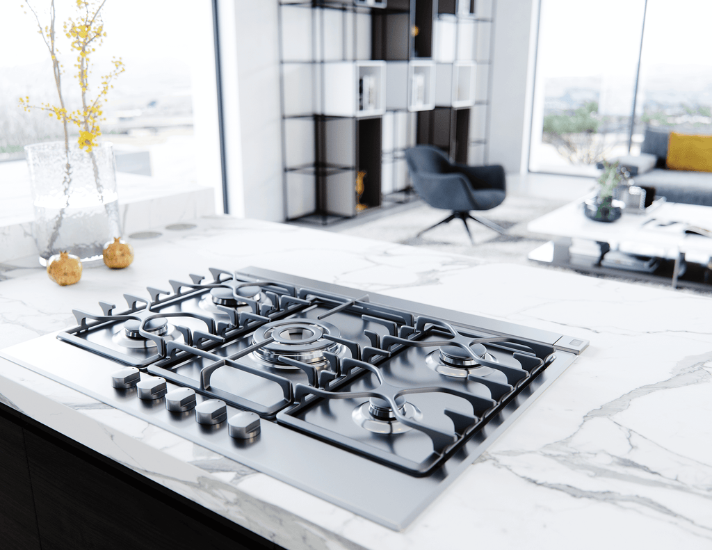ZEPHYR DLIE36ASX Lift Downdraft, 18" rise, 36" width in Stainless Steel - DLIE36ASX
