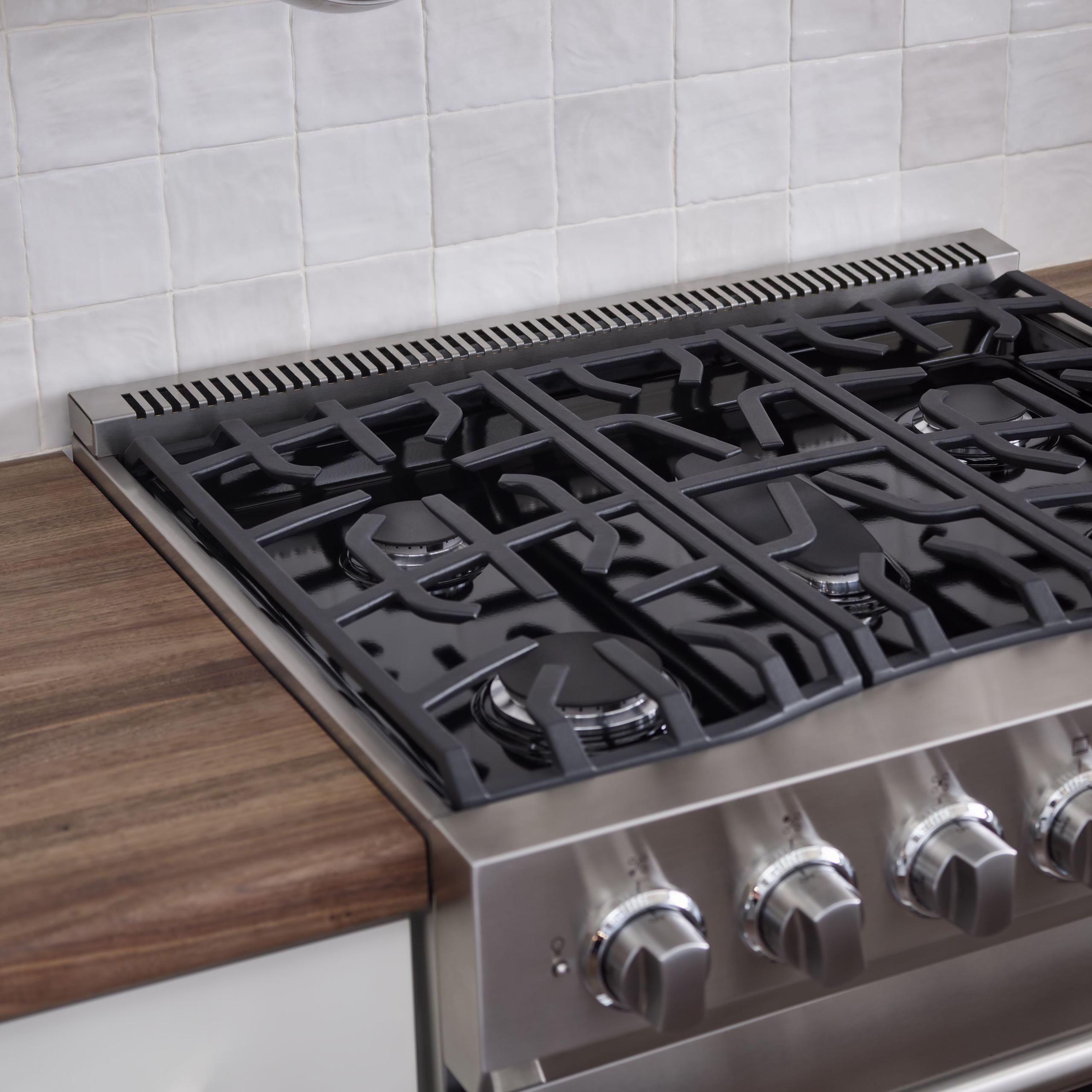 VIKING 30" Self-Cleaning Dual Fuel Range Viking 3 Series Gray - RVDR33025BMALP
