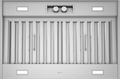 ZEPHYR Spruce Outdoor Insert, 36in, LED, SS in Stainless Steel - AK9834BS