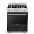 VIKING 30" Self-Cleaning Dual Fuel Range Viking 3 Series Black - RVDR33025BCS