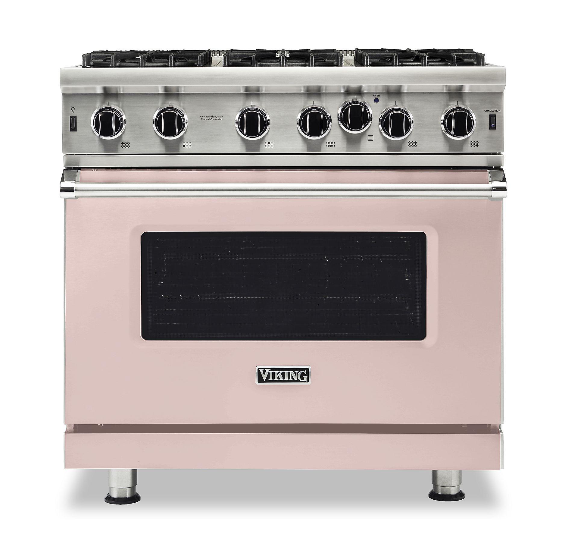 VIKING 36" Open Burner Gas Range Viking 5 Series Pink - VGIC53626BBHLP