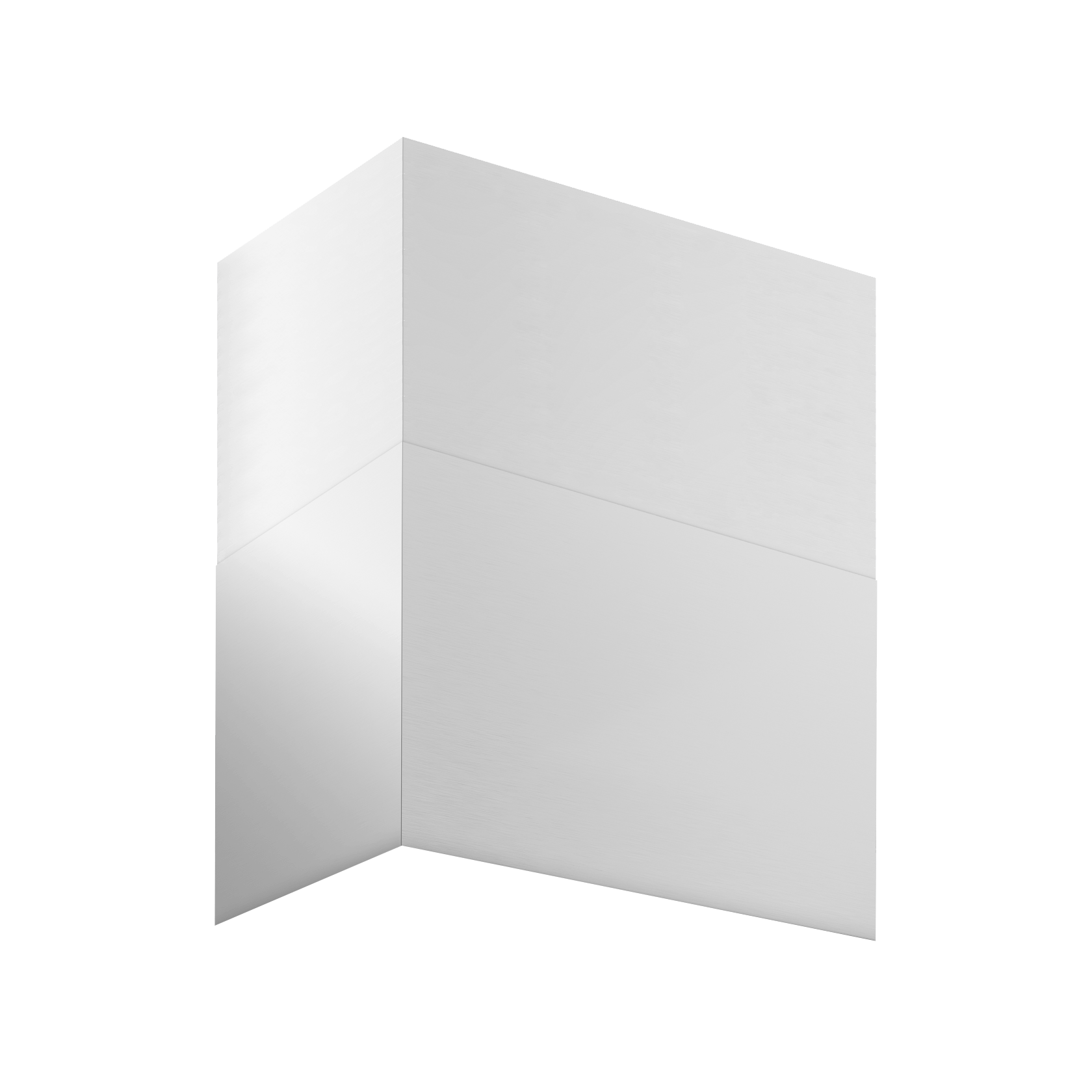 ZEPHYR Duct Cover Extension, AK78, 10'-12', SS in Stainless Steel - Z1C0178