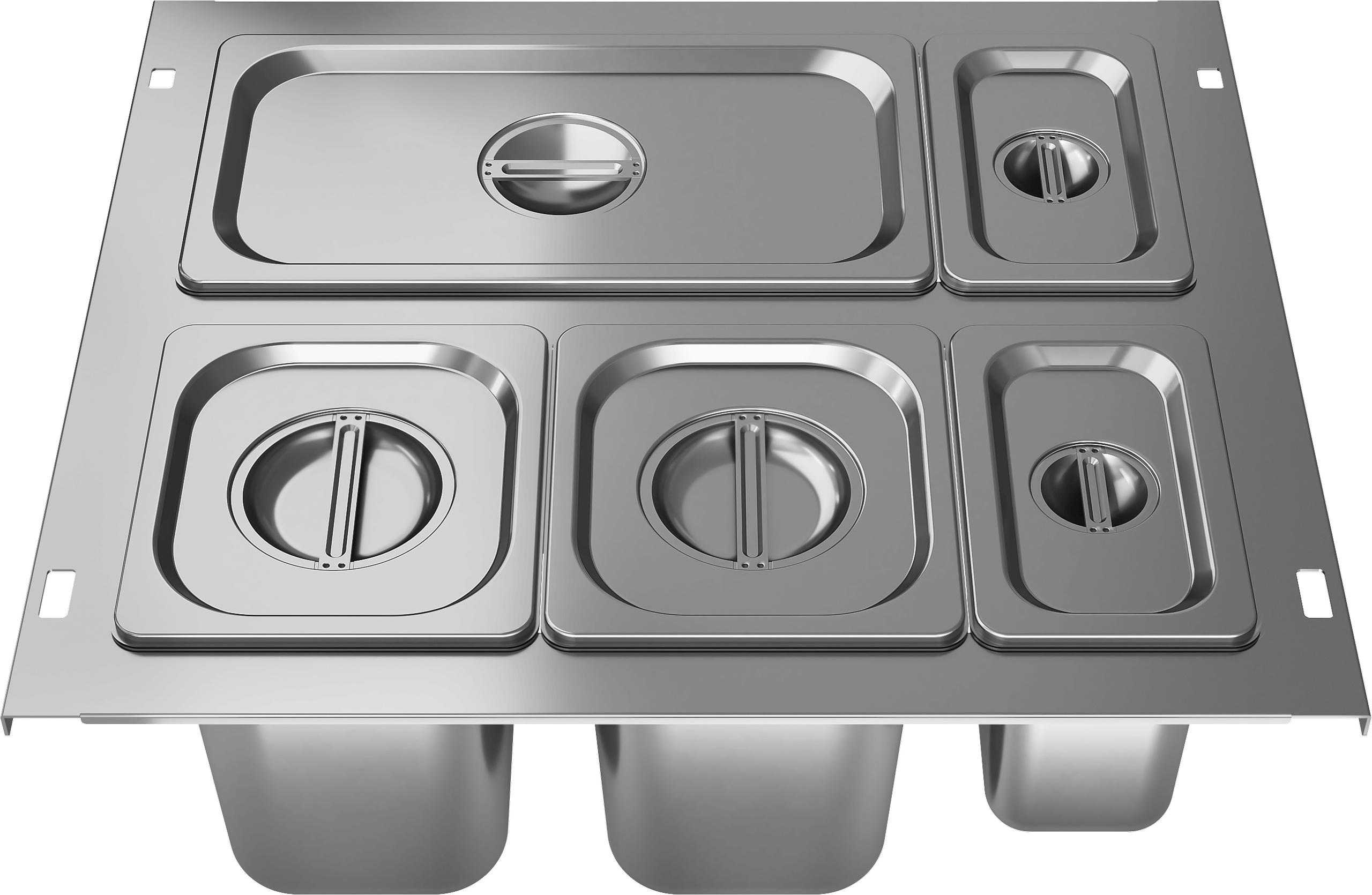 ZEPHYR DRPAN241S Drawer Pan Kit, 11pc, SS, PRRD24 in Stainless Steel - DRPAN241S