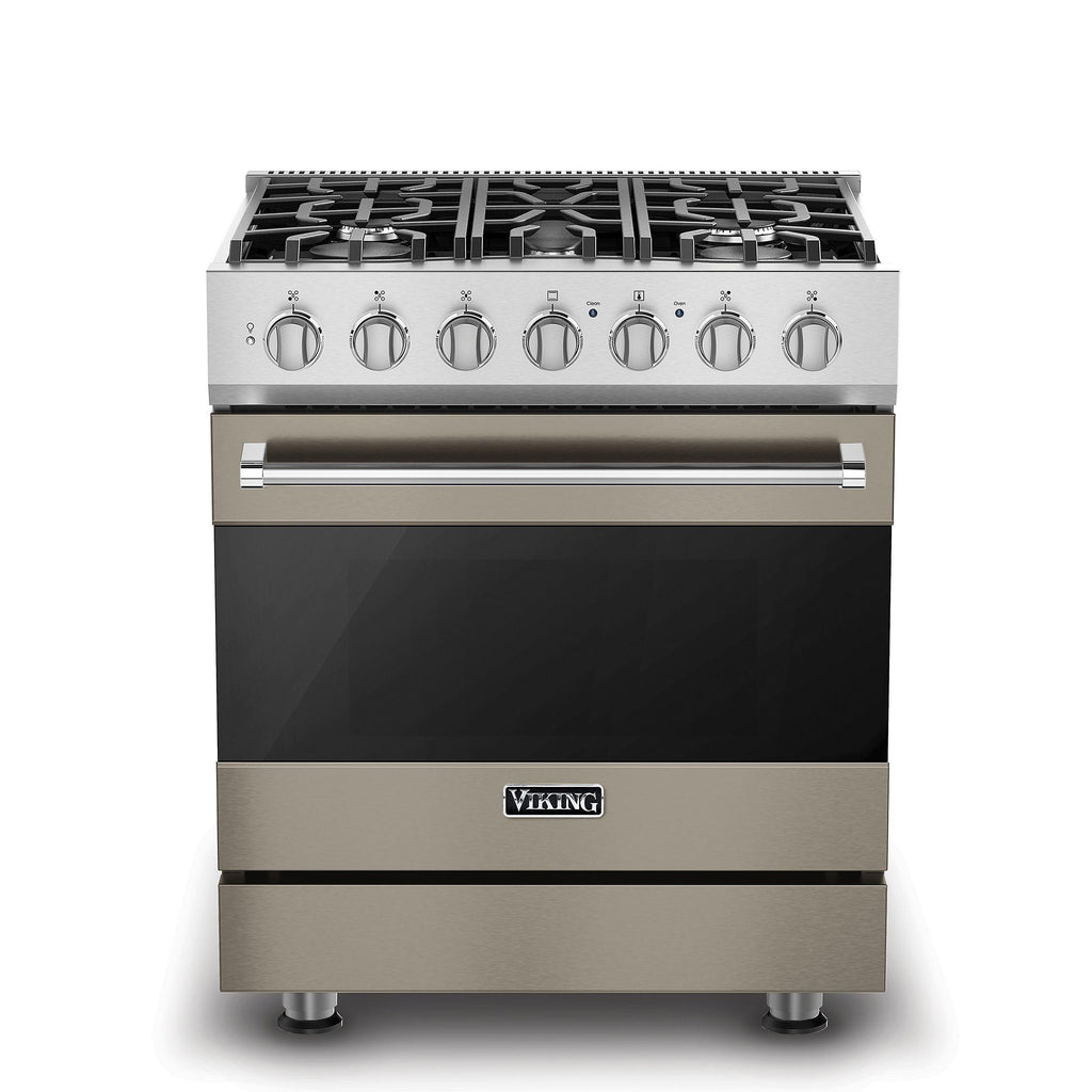 VIKING 30" Self-Cleaning Dual Fuel Range Viking 3 Series Gray - RVDR33025BNALP