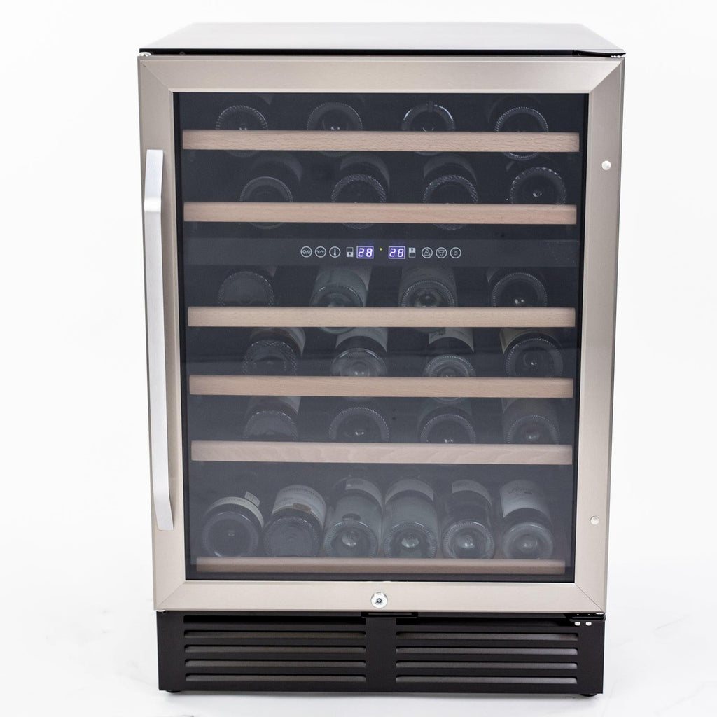 AVANTI Avanti 49 Bottle Dual-Zone Wine Cooler in Stainless Steel - WCR496DS