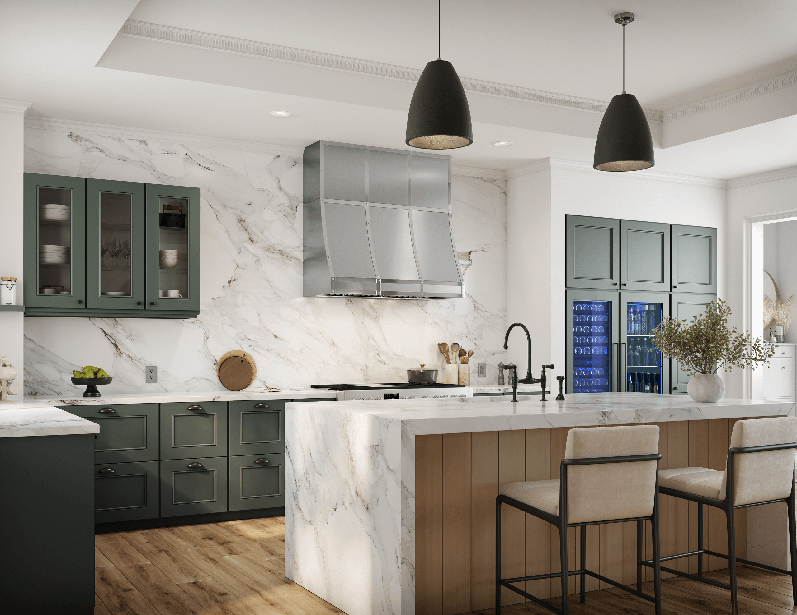 ZEPHYR Forte Wall Custom Hood, 36in, SS, BODY ONLY in Stainless Steel - CHFT36ASX