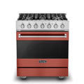 VIKING 30" Self-Cleaning Dual Fuel Range Viking 3 Series Red - RVDR33025BSC