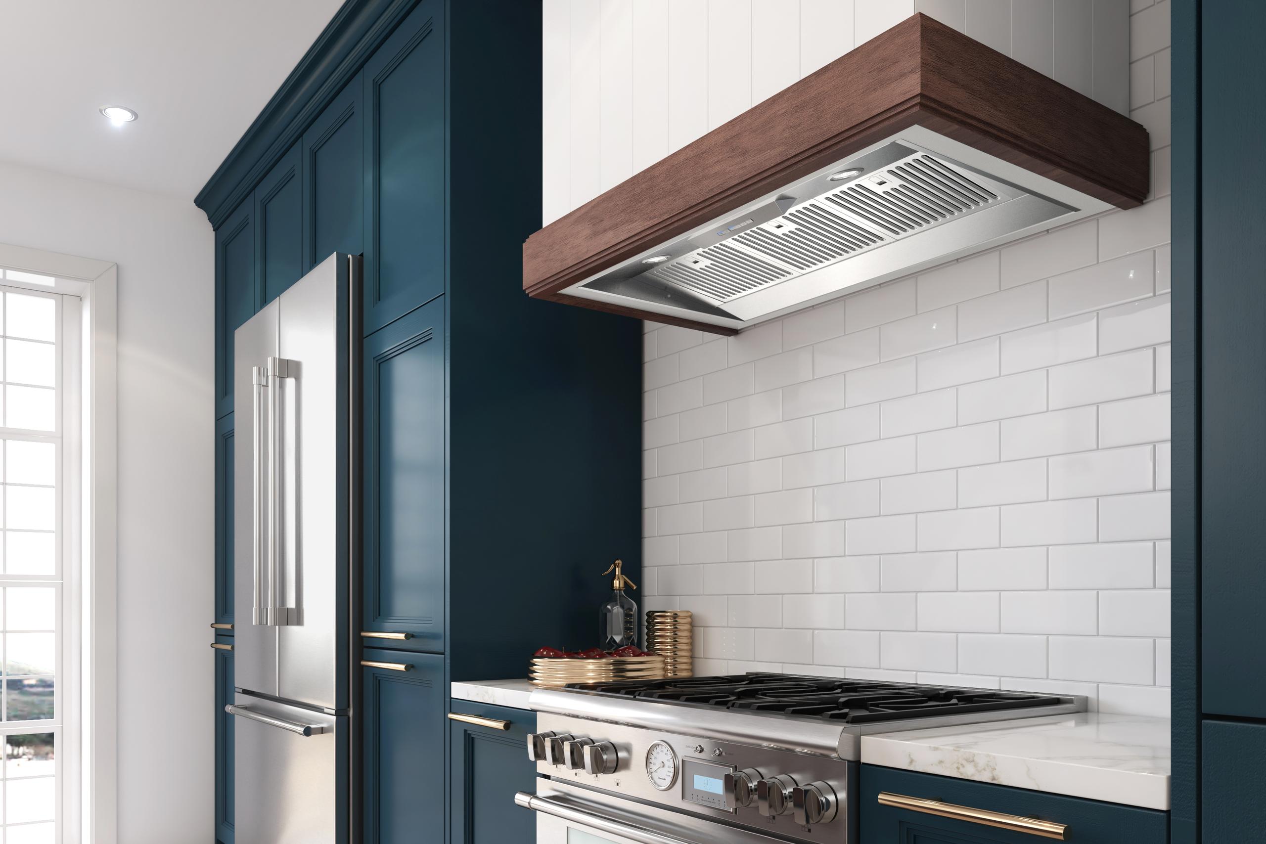 XO APPLIANCE XOIL4219SC 42" CCC 600/395 CFM Insert Hood Liner in Stainless Steel - XOIL4219SC