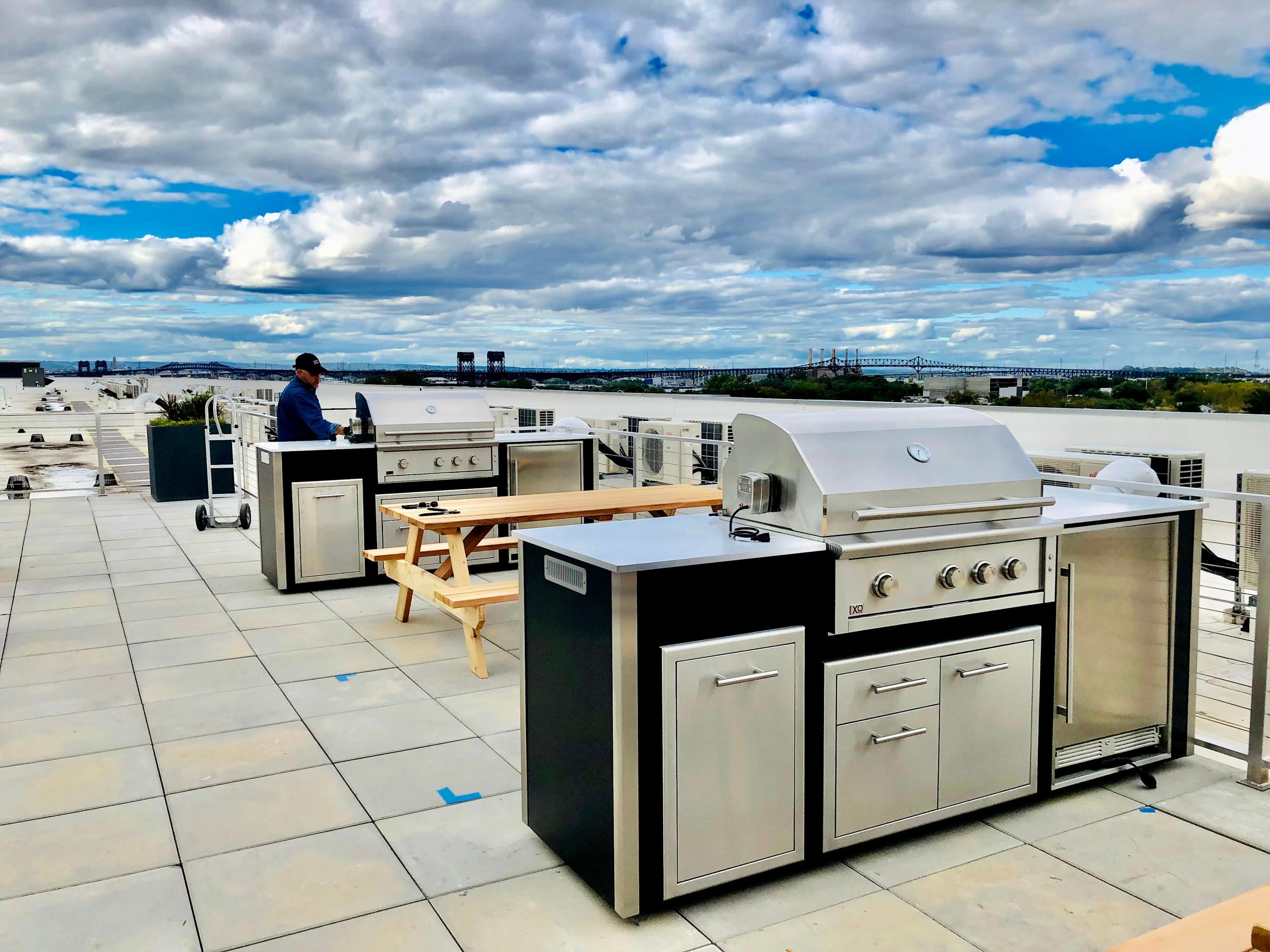 XO APPLIANCE XOGOK36V1GR Factory Assembled, Appliance Ready Designer Island Gray - XOGOK36V1GR