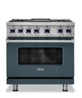 VIKING 36" Dual Fuel Range - VDR7362 Viking 7 Series Gray - VDR73624GSQLP