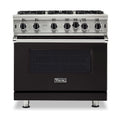 VIKING 36" Open Burner Gas Range Viking 5 Series Black - VGIC53626BON
