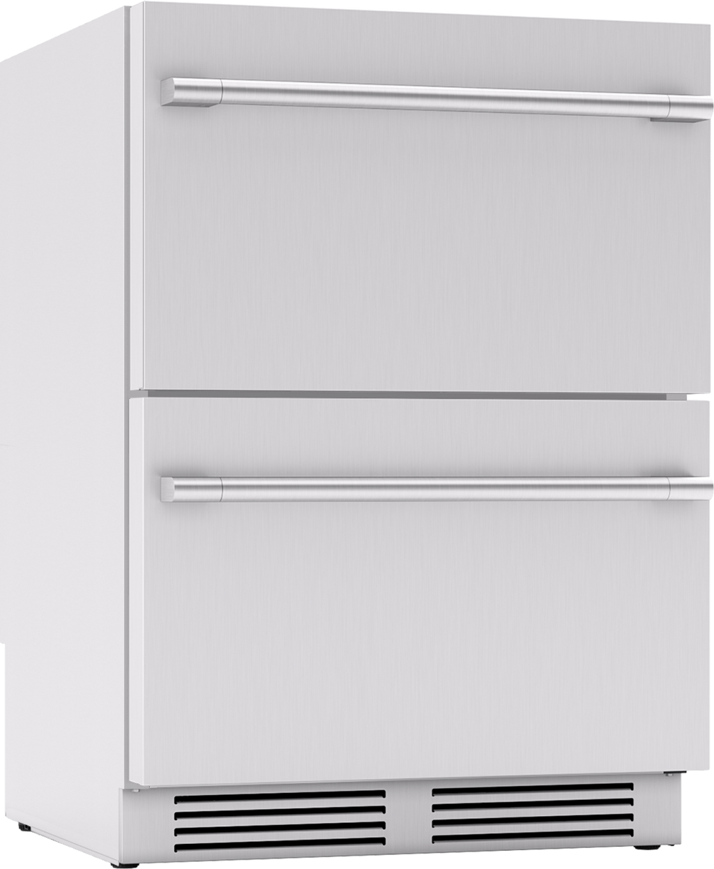 ZEPHYR Presrv Refrigerator Drawers, 24in Compact, Outdoor, SS, 2 Zone in Stainless Steel - PRRD24C2ASOD