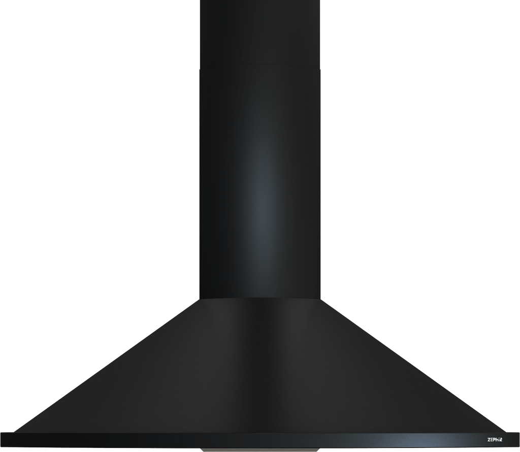 ZEPHYR Savona Wall, 30in, Black, LED, 600 CFM w/ACT Black - ZSAE30FB