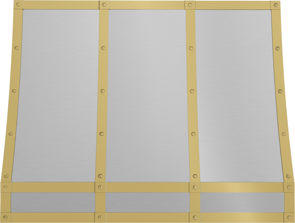 ZEPHYR BKFT36ASG Forte Hood Banding Kit, 36in, Satin Gold Finish Gold - BKFT36ASG